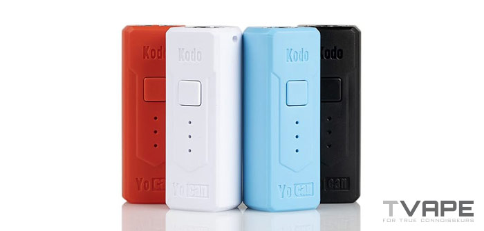 Yocan Kodo Oil Pen Battery couleurs disponibles
