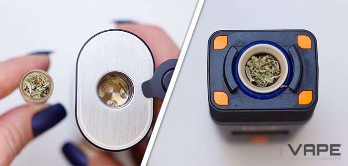 Arizer Solo 3 vs Venty chambre de chauffe