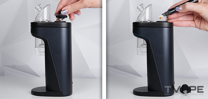 Dr. Dabber Switch 2 E Rig - processus de remplissage du concentré
