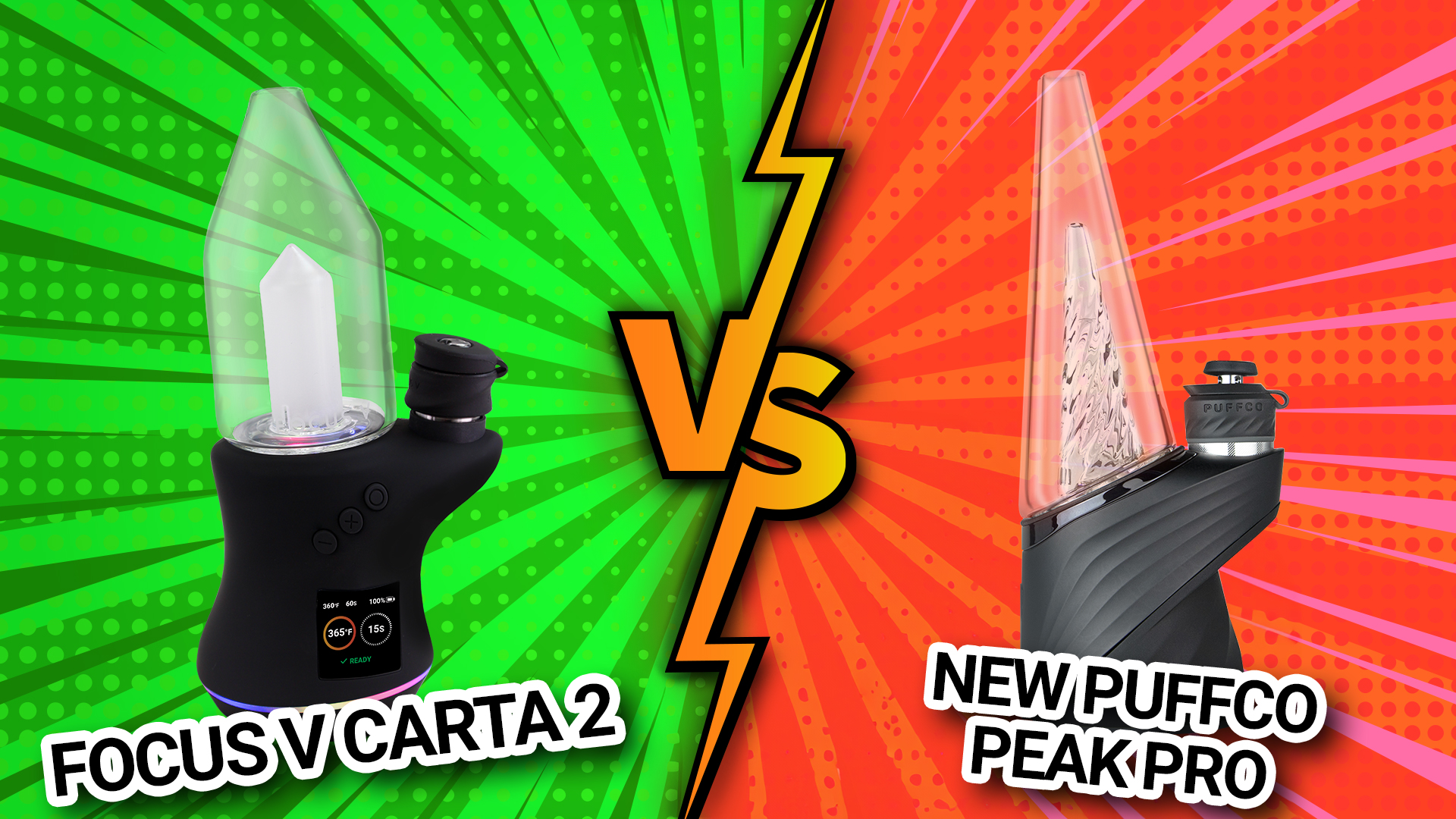 Focus V Carta 2 vs New Puffco Peak Pro : Une bataille entre luxe et performance