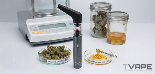 Concentr&eacute;s et herbes s&egrave;ches autour du stylo dab Utillian 6