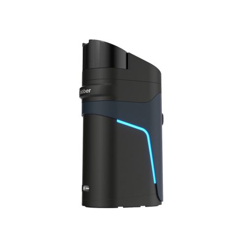 Stylo à cire Dr. Dabber Ghost 2 - vue de côté avec voyant LED cyan