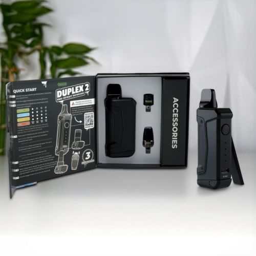 Vaporisateur à concentré Ooze Duplex 2 avec son emballage