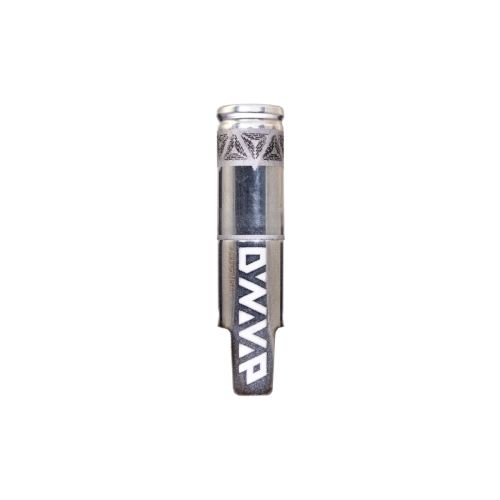 Capuchon condenseur DynaVap UniDyn couleur acier avec logo gravé, un accessoire qui assure un refroidissement efficace et une bonne rétention de la vapeur.