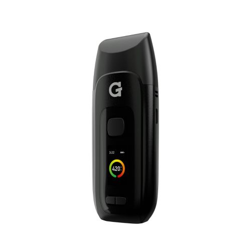 Vaporisateur G Pen Dash+ - vu de face avec l'écran LED allumé