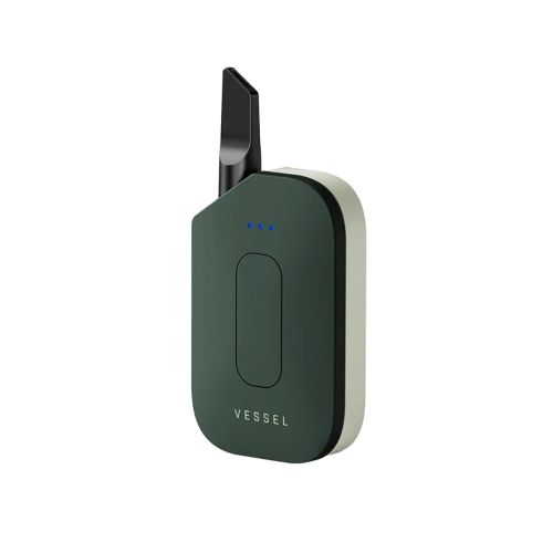 Batterie Vessel Compass Rise 510 filetage en couleur Sage — batterie compacte bicolore pour vapoteuse avec une finition de qualité.