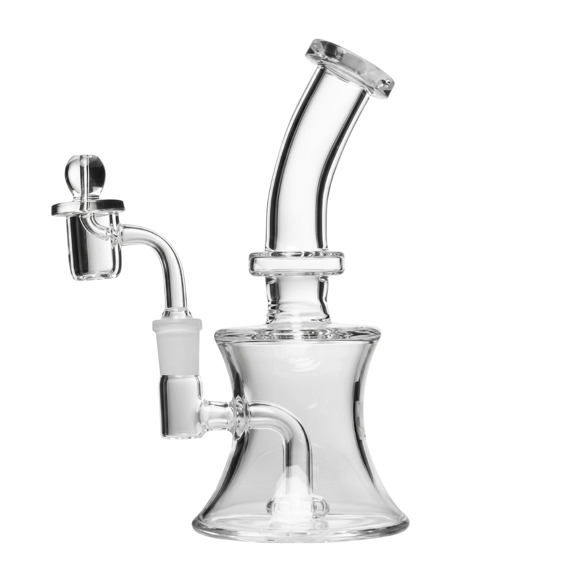 Human Grade Oil Can Glass Rig - vue de profil