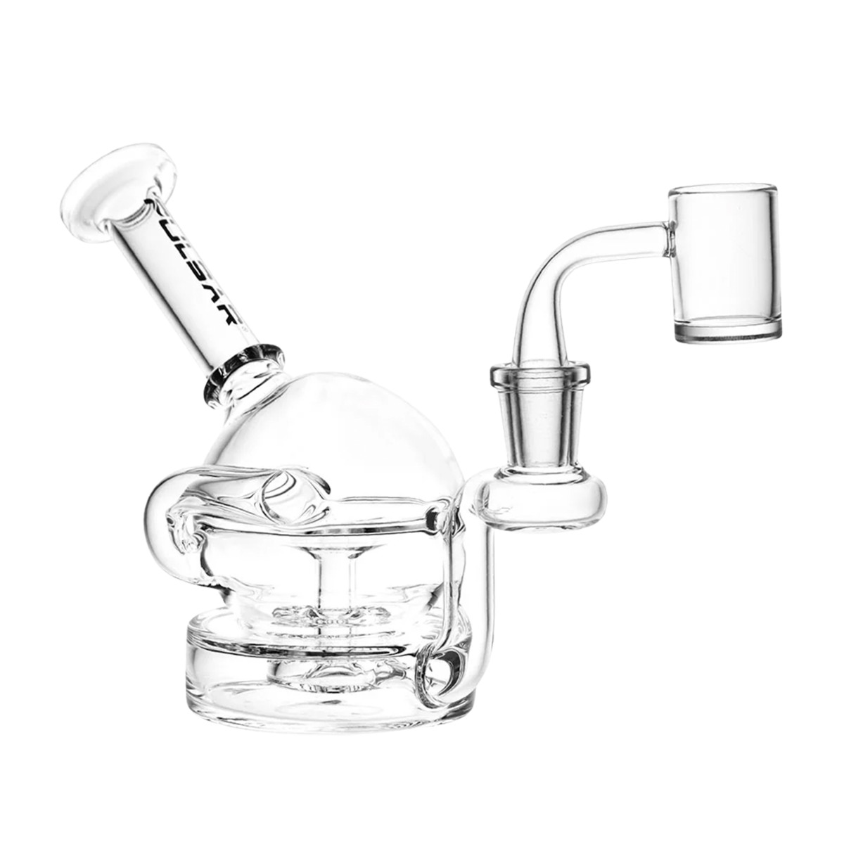 Pulsar Crystal Ball Recycler Dab Rig - vue de profil