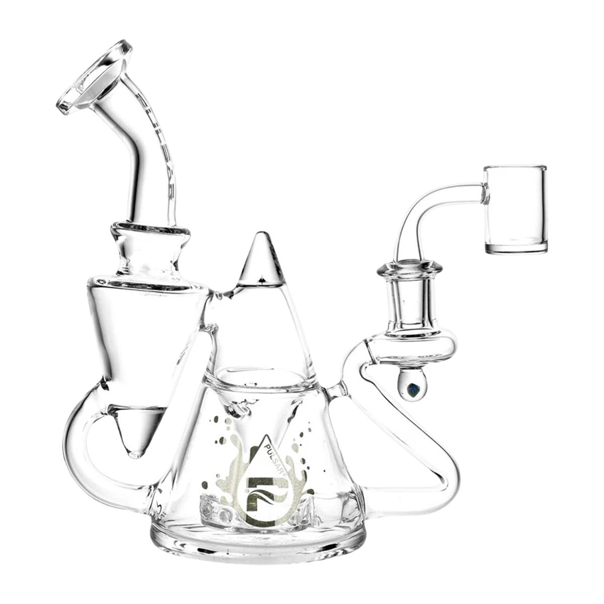 Pulsar Tea Pot Recycler Dab Rig - vue de profil