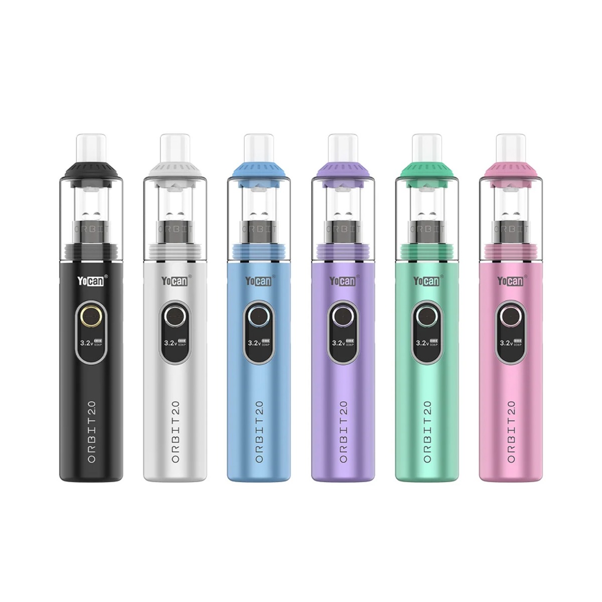 Le stylo à cire Yocan Orbit 2.0 est présenté dans plusieurs coloris