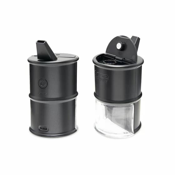 Ooze Electro Barrel E-Rig - vu des deux côtés