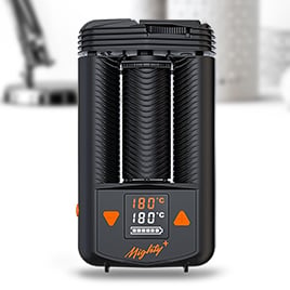 Vue de face du vaporisateur Mighty Plus