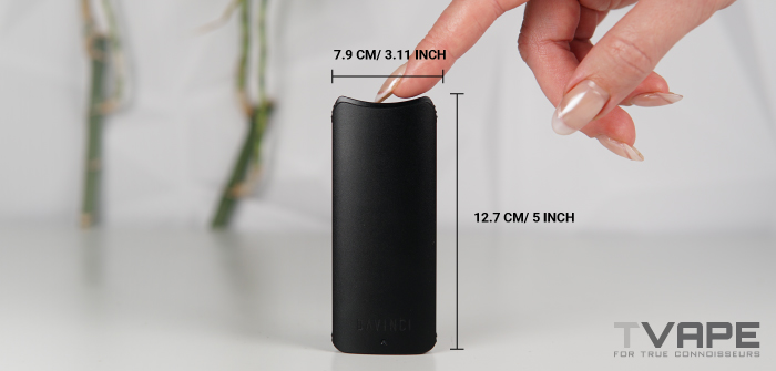 Batterie DaVinci Artiq 510 Thread sur la table pour mesurer sa portabilité