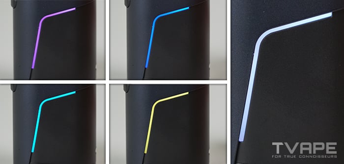 Dr Dabber Ghost 2 dab pen - LED indicators that show 5 temperature settings