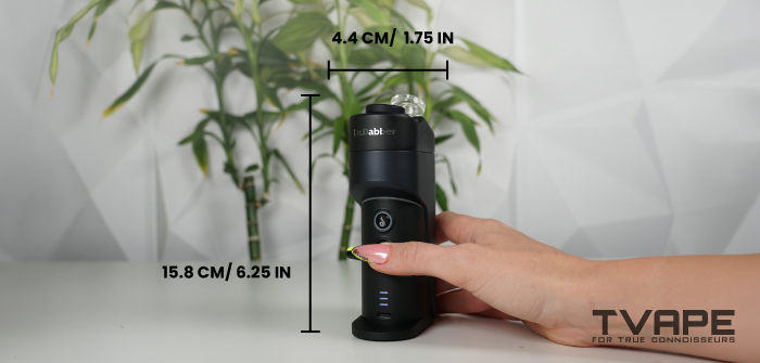 Dr. Dabber Switch Go E-Rig - dimensions