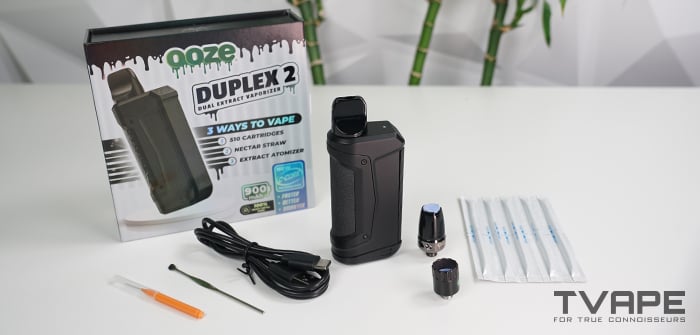 Vaporisateur à concentré Ooze Duplex 2 - ce qu'il y a dans la boîte