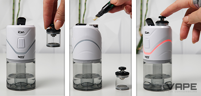 Comment fonctionne le Yocan iCan E Rig
