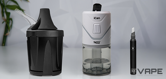 Yocan iCan E Rig avec accessoires compatibles