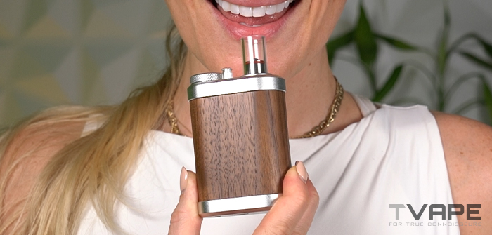 Le vaporisateur de cannabis Tinymight 2 est prêt à être utilisé.