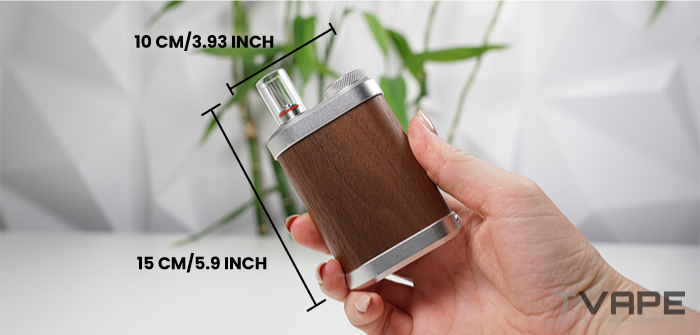 Vaporisateur Tinymight 2 - dimensions