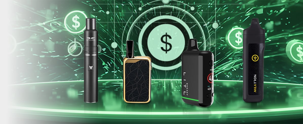 Gamme de vaporisateurs économiques– Utillian 5, Zeus Ion, Litl Sneaky und Tronian Milatron