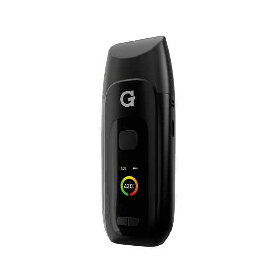 Vaporisateur G Pen Dash+ - vu de face avec l'écran LED allumé