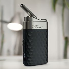 Stylo à dab Lookah Python - vue de face (option de couleur noire)