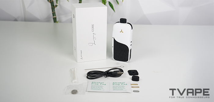 Vaporisateur d'herbes sèches AirVape Legacy Core - Contenu de l'emballage