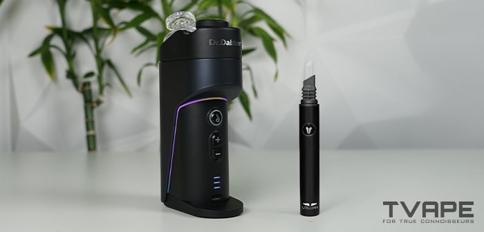 E-Rig Switch Go de Dr. Dabber avec l'Utillian Hot Wax Axe – un outil chauffant pour le dab